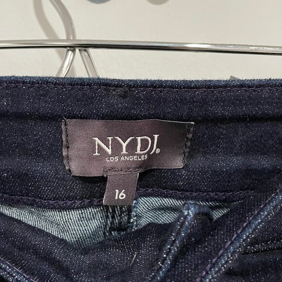 NYDJ Women Blue Alina Legging Size 16 - Picture 7 of 13